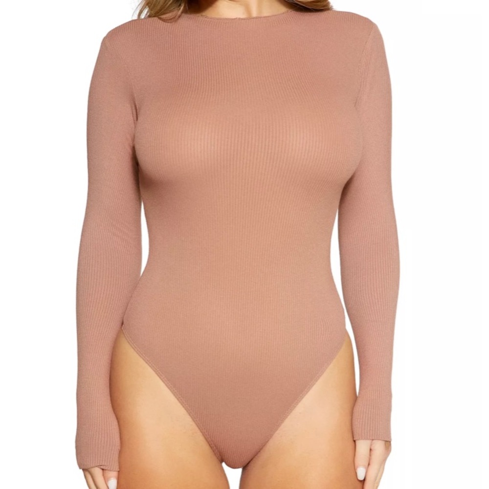 Ribbed Effect  Bodysuit coco